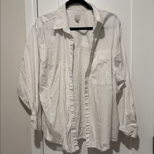 Oversized button up